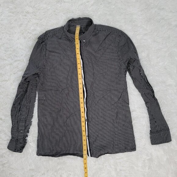 SMOG Men's Button Down Check 100% Cotton Shirt - Size Large - Picture 5 of 11